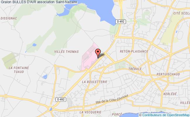 plan association Bulles D'air Saint-Nazaire