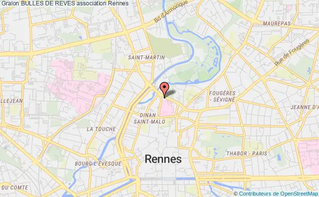 plan association Bulles De Reves Rennes