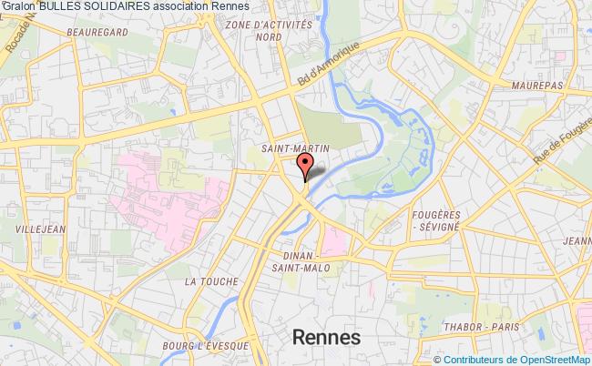 plan association Bulles Solidaires Rennes