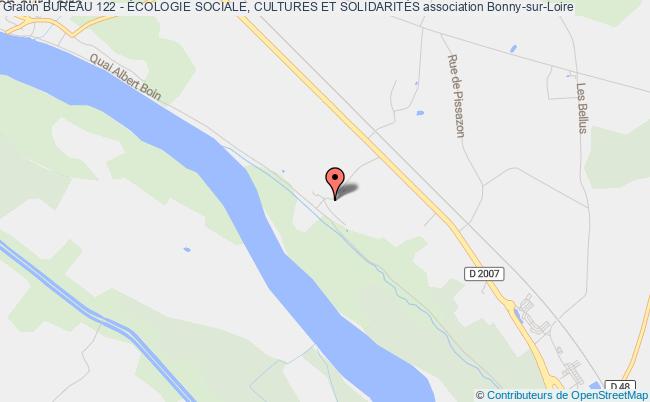 plan association Bureau 122 - Écologie Sociale, Cultures Et SolidaritÉs Bonny-sur-Loire