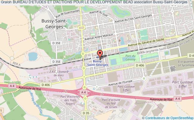 plan association Bureau D'etudes Et D'actions Pour Le Developpement Bead Bussy-Saint-Georges