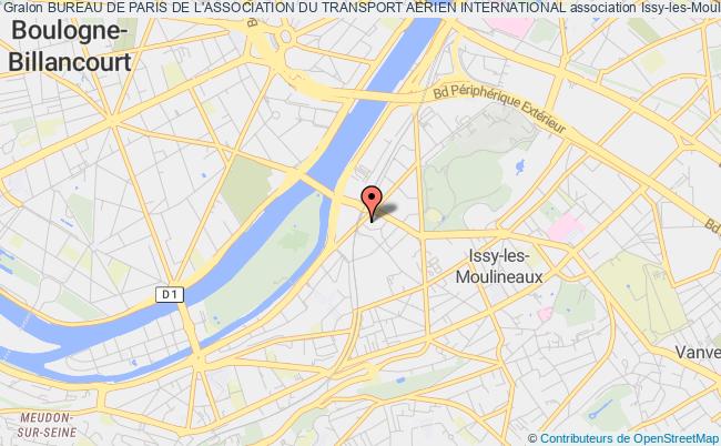 plan association Bureau De Paris De L'association Du Transport Aerien International Issy-les-Moulineaux