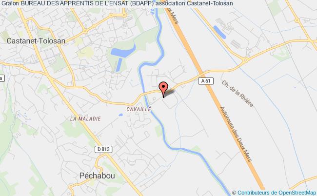 plan association Bureau Des Apprentis De L'ensat (bdapp) Castanet-Tolosan Cedex