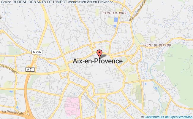 plan association Bureau Des Arts De L'impgt Aix-en-Provence