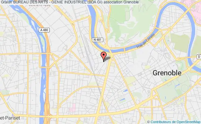 plan association Bureau Des Arts - Genie Industriel (bda Gi) Grenoble