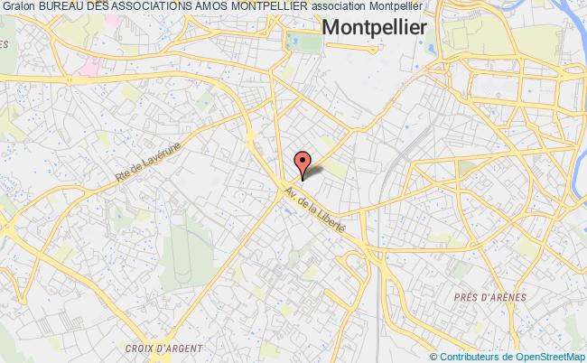 plan association Bureau Des Associations Amos Montpellier Montpellier