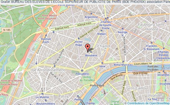plan association Bureau Des Eleves De L'ecole Superieur De Publicite De Paris (bde Phoenix) Paris