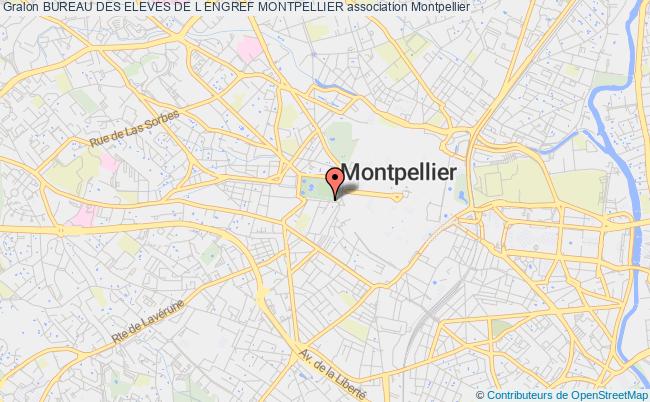 plan association Bureau Des Eleves De L Engref Montpellier Montpellier