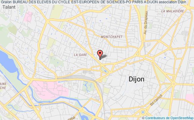 plan association Bureau Des Eleves Du Cycle Est-europeen De Sciences-po Paris A Dijon Dijon