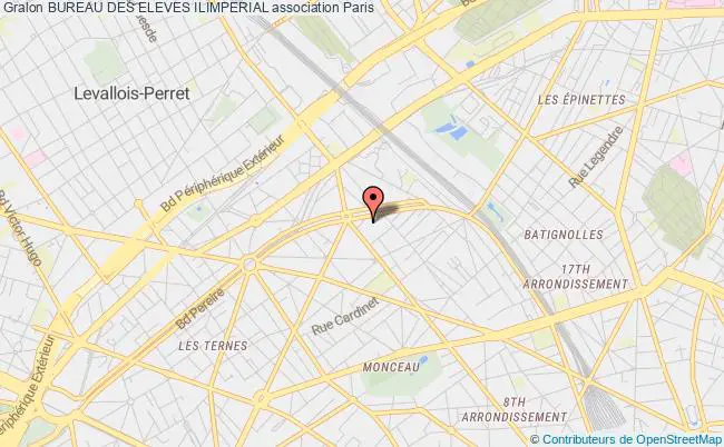 plan association Bureau Des Eleves Ilimperial Paris