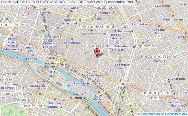 plan association Bureau Des ÉlÈves Mad Wolf Isg (bde Mad Wolf) Paris