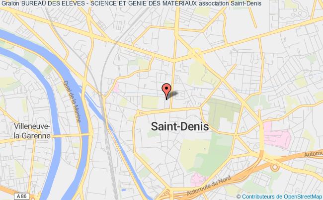 plan association Bureau Des Eleves - Science Et Genie Des Materiaux Saint-Denis