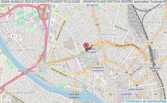 plan association Bureau Des Etudiants D'aries Toulouse - Graphics And Motion Design Toulouse