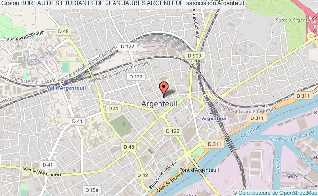 plan association Bureau Des Etudiants De Jean Jaures Argenteuil Argenteuil
