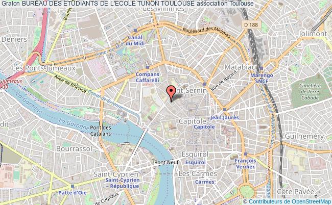 plan association Bureau Des Etudiants De L'ecole Tunon Toulouse Toulouse
