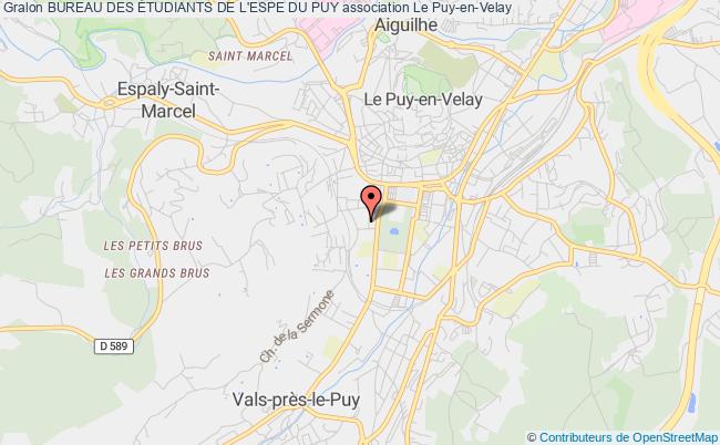 plan association Bureau Des Étudiants De L'espe Du Puy Le Puy-en-Velay