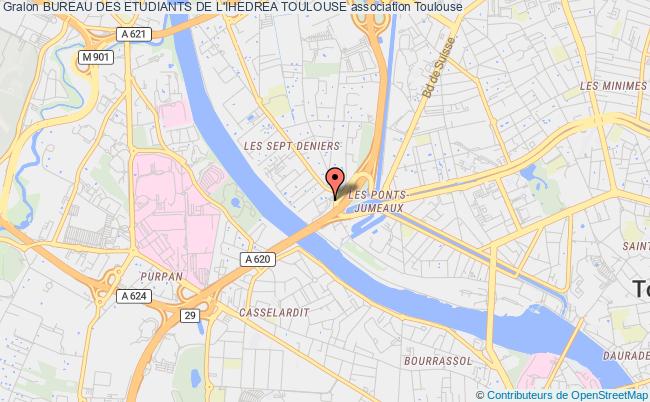 plan association Bureau Des Etudiants De L'ihedrea Toulouse Toulouse