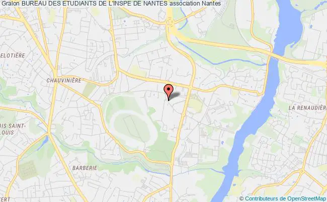 plan association Bureau Des Etudiants De L'inspe De Nantes Nantes