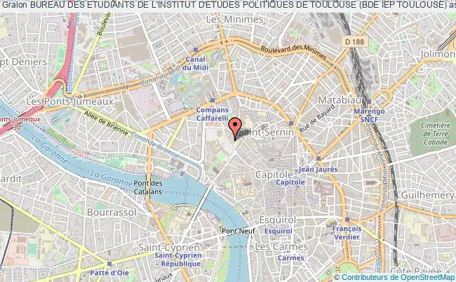 plan association Bureau Des Etudiants De L'institut D'etudes Politiques De Toulouse (bde Iep Toulouse) Toulouse