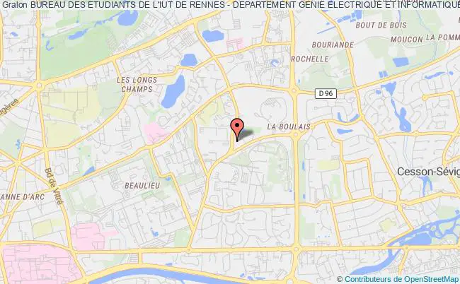 BUREAU DES ETUDIANTS DE L'IUT DE RENNES - DEPARTEMENT GENIE ELECTRIQUE ET INFORMATIQUE INDUSTRIELLE