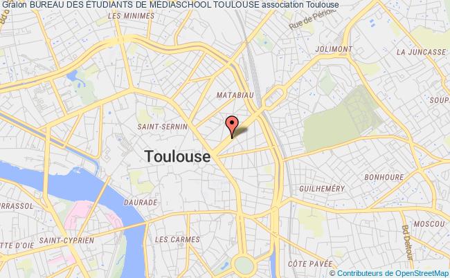 plan association Bureau Des Étudiants De MÉdiaschool Toulouse Toulouse