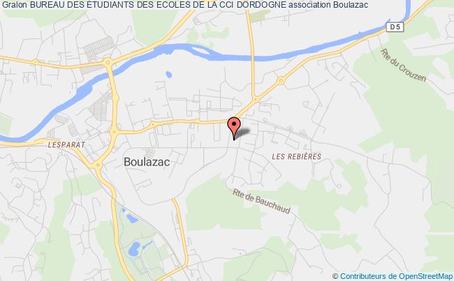 plan association Bureau Des Étudiants Des Ecoles De La Cci Dordogne Boulazac Isle Manoire
