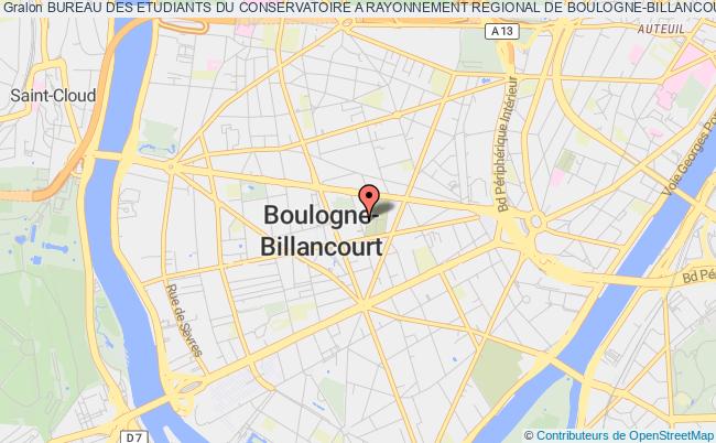 BUREAU DES ETUDIANTS DU CONSERVATOIRE A RAYONNEMENT REGIONAL DE BOULOGNE-BILLANCOURT