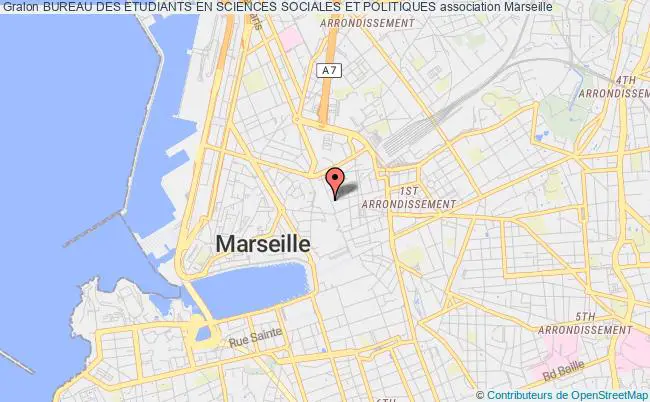 plan association Bureau Des Etudiants En Sciences Sociales Et Politiques Marseille 1
