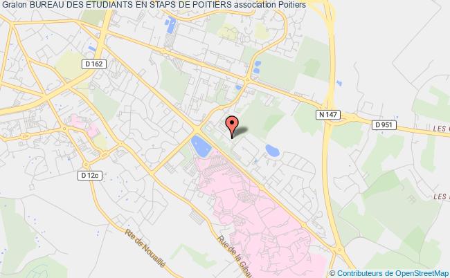 plan association Bureau Des Etudiants En Staps De Poitiers Poitiers