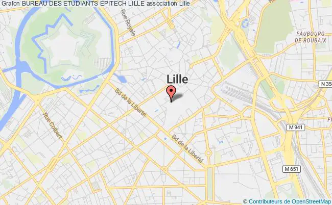 plan association Bureau Des Etudiants Epitech Lille Lille