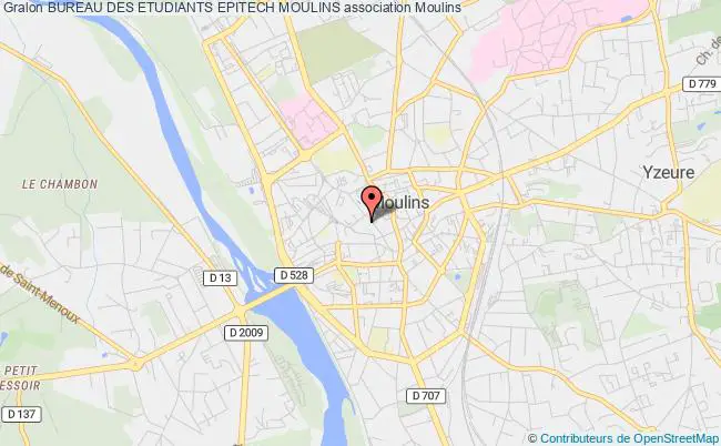 plan association Bureau Des Etudiants Epitech Moulins Moulins