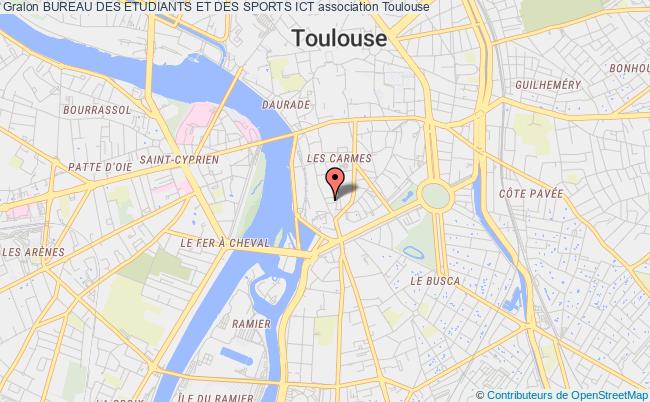 plan association Bureau Des Etudiants Et Des Sports Ict Toulouse