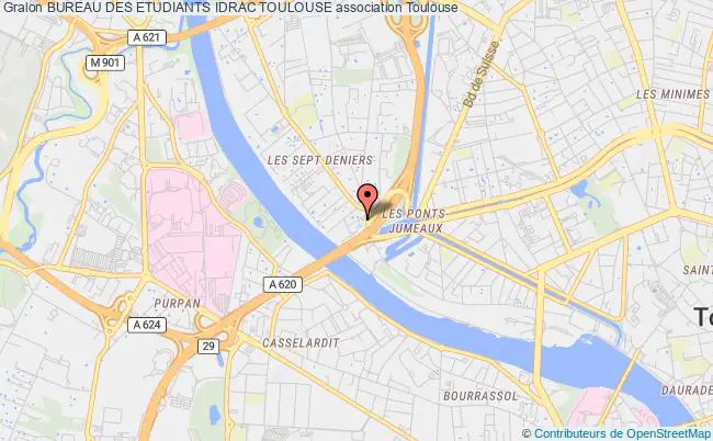 plan association Bureau Des Etudiants Idrac Toulouse Toulouse