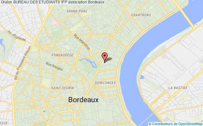 plan association Bureau Des Etudiants Ifp Bordeaux