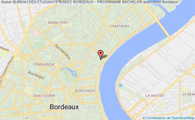 plan association Bureau Des Etudiants Inseec Bordeaux - Programme Bachelor Bordeaux