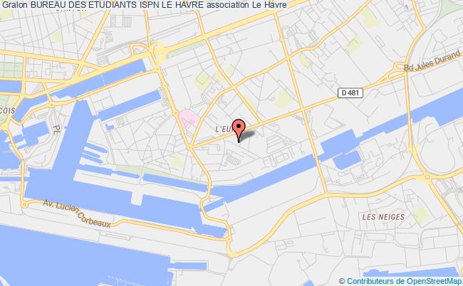 plan association Bureau Des Etudiants Ispn Le Havre Havre