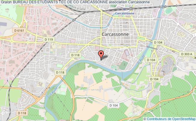 plan association Bureau Des Etudiants Tec De Co Carcassonne Carcassonne