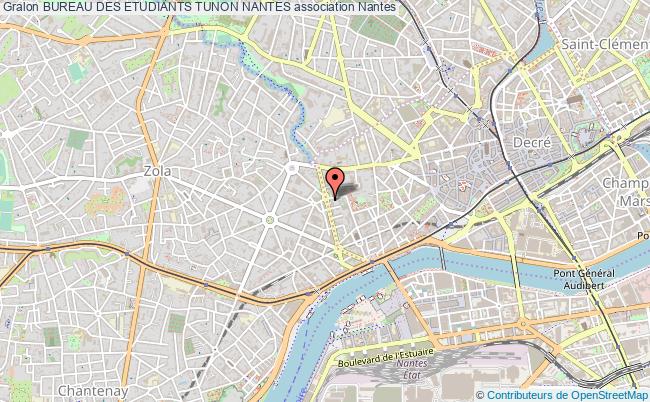 plan association Bureau Des Etudiants Tunon Nantes Nantes