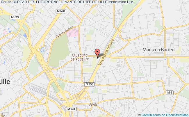 plan association Bureau Des Futurs Enseignants De L'ifp De Lille Lille