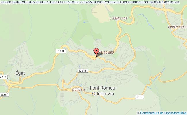 plan association Bureau Des Guides De Font-romeu Sensations Pyrenees Font-Romeu-Odeillo-Via
