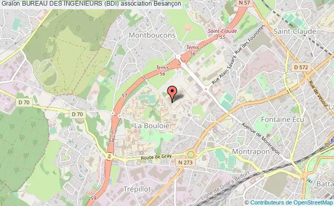 plan association Bureau Des Ingenieurs (bdi) Besançon