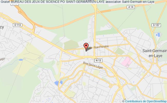 plan association Bureau Des Jeux De Science Po Saint-germain-en-laye Saint-Germain-en-Laye