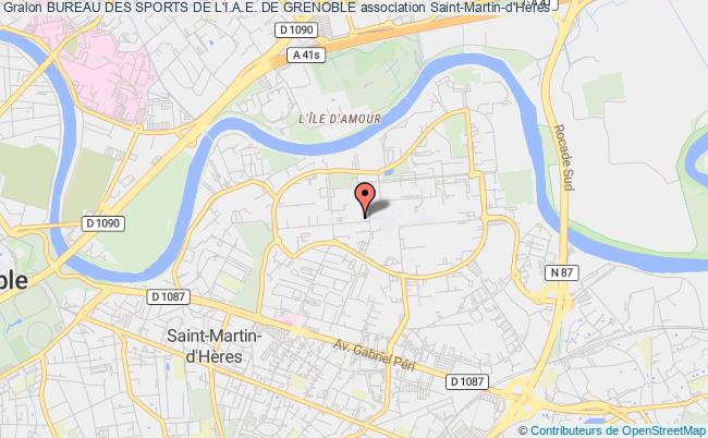 plan association Bureau Des Sports De L'i.a.e. De Grenoble Saint-Martin-d'Hères