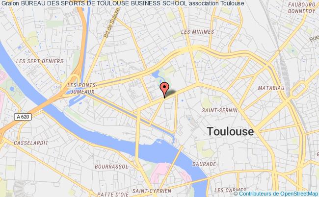 plan association Bureau Des Sports De Toulouse Business School Toulouse Cedex 7