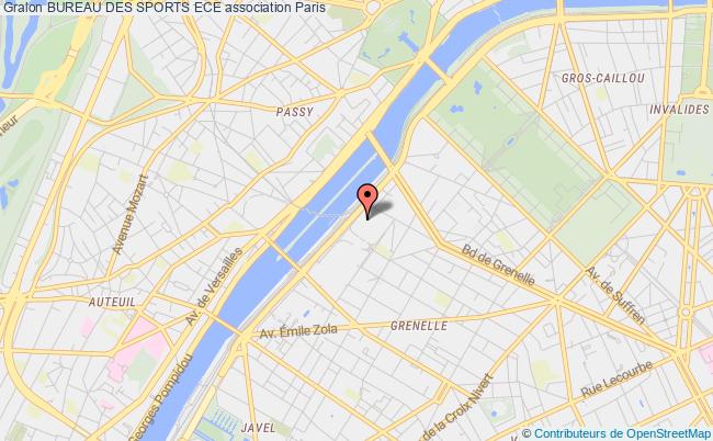 plan association Bureau Des Sports Ece Paris