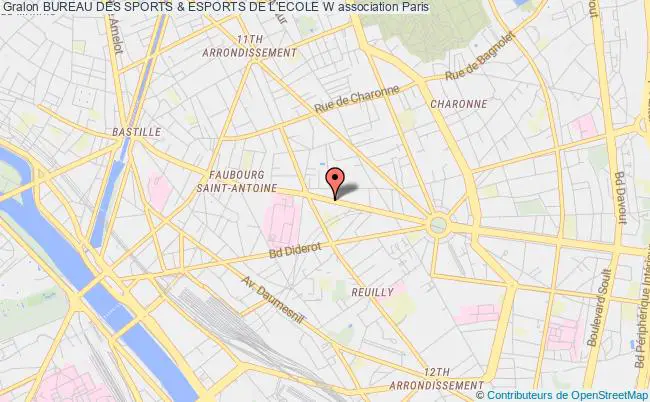 plan association Bureau Des Sports & Esports De L'ecole W Paris