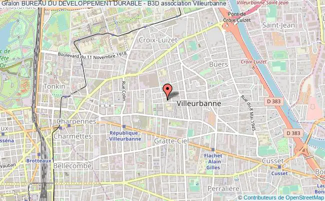 plan association Bureau Du Developpement Durable - B3d Villeurbanne