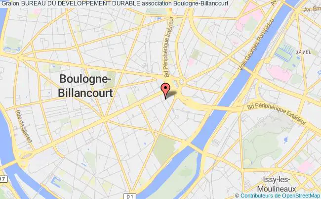 plan association Bureau Du DÉveloppement Durable Boulogne-Billancourt