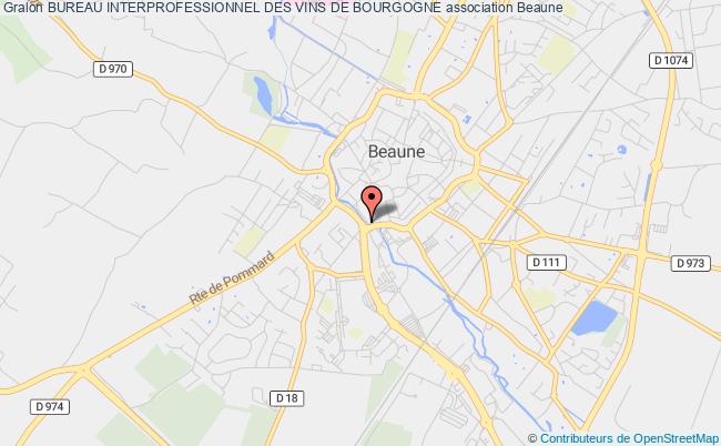 plan association Bureau Interprofessionnel Des Vins De Bourgogne Beaune cedex