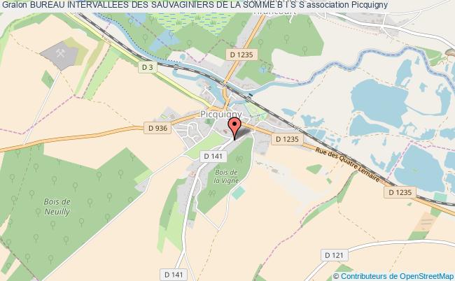 plan association Bureau Intervallees Des Sauvaginiers De La Somme B I S S Picquigny